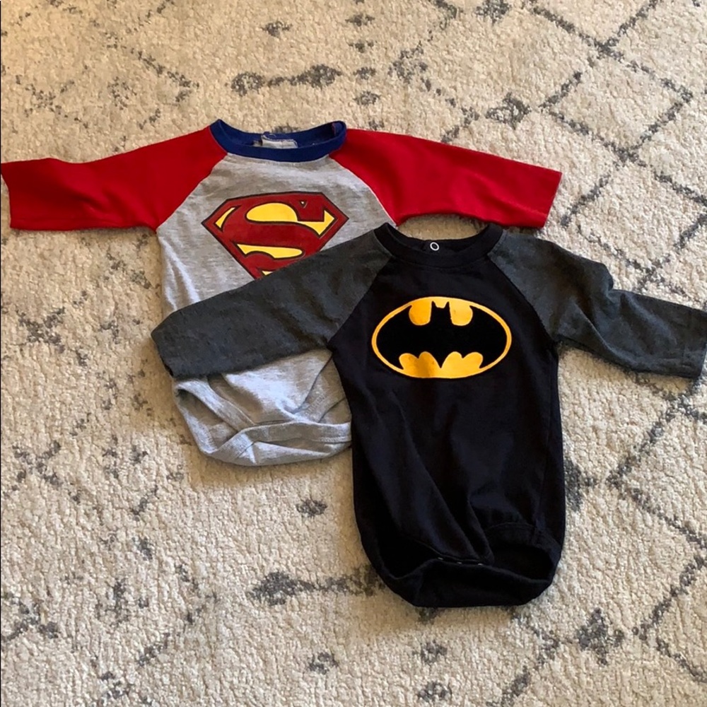 Set of 2 Superhero Onesies